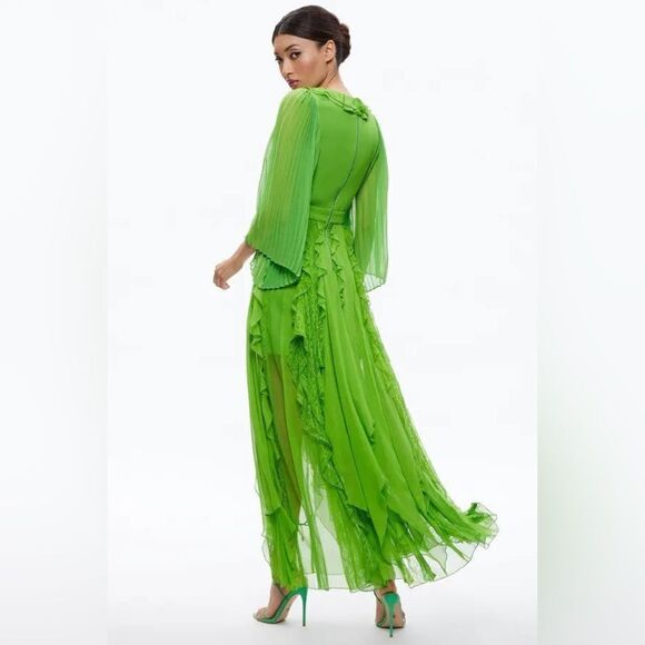 ALICE + OLIVIA
Day Sunburst Sleeve Maxi Dress/ size 2 - Picture 5 of 13